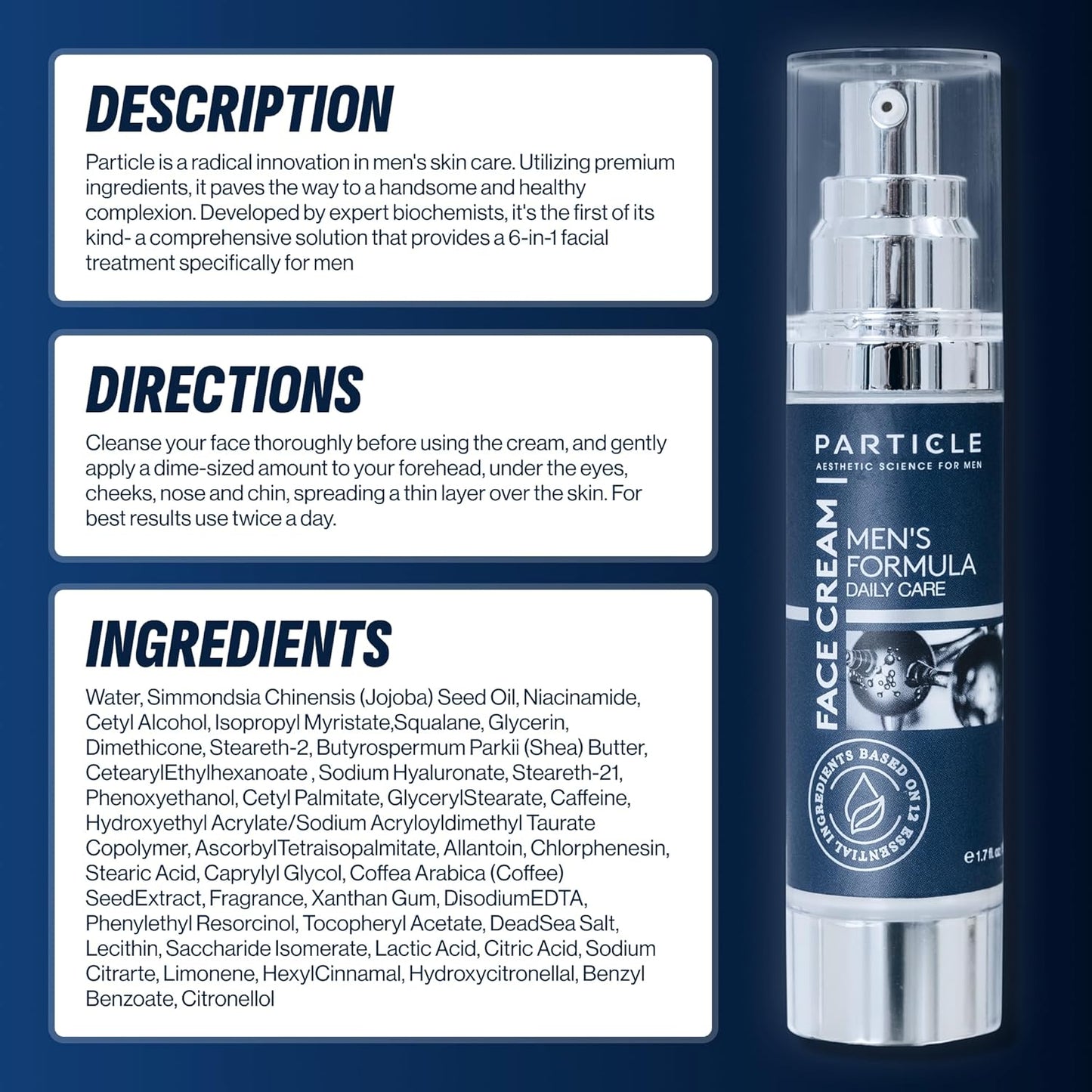 Particle 6-in-1 Face Cream for Men